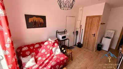 Cuisine ou kitchenette dans l'établissement Les Brumes, Appartement N°2