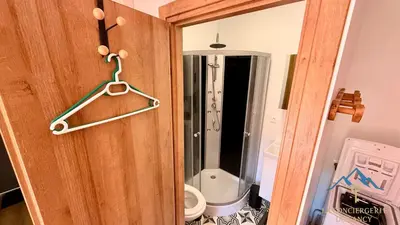 Salle de bains dans l'établissement Les Brumes, Appartement N°2