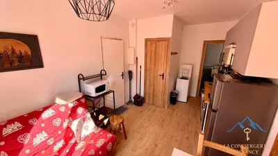 Cuisine ou kitchenette dans l'établissement Les Brumes, Appartement N°2