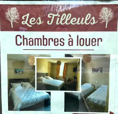 Un ou plusieurs lits dans un hébergement de l'établissement Les tilleuls
