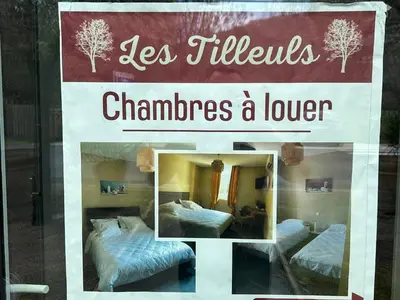 Un ou plusieurs lits dans un hébergement de l'établissement Les tilleuls