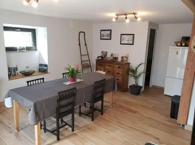 Cuisine ou kitchenette dans l'établissement L'atelier de Jean
