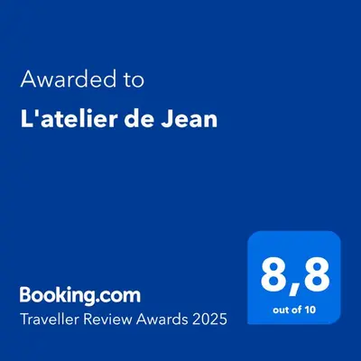 Certificat, récompense, panneau ou autre document affiché dans l'établissement L'atelier de Jean