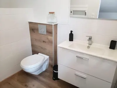Salle de bains dans l'établissement L'atelier de Jean