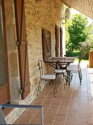 Balcon ou terrasse dans l'établissement Le Chant des Ifs