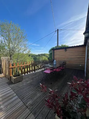 Balcon ou terrasse dans l'établissement Chalet de Bonnat