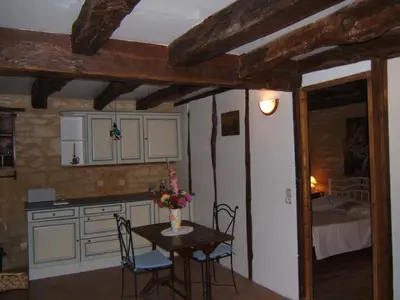 Cuisine ou kitchenette dans l'établissement Domaine des 3 vallee dordogne