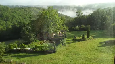 Paysage naturel près de la maison d'hôtes