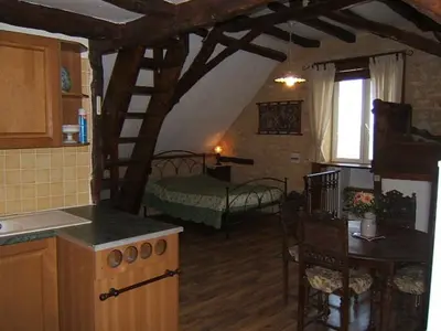 Cuisine ou kitchenette dans l'établissement Domaine des 3 vallee dordogne