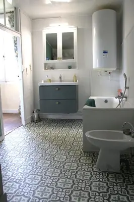 Salle de bains dans l'établissement Maison du Chapitre
