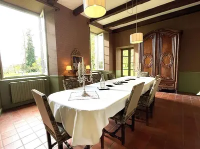 Plan de l'établissement Manoir de famille proche lac
