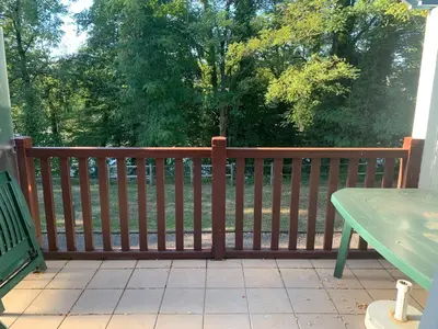 Balcon ou terrasse dans l'établissement Superbe duplex les belles Rives Argentat bords Dordogne avec wifi