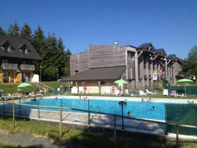 Piscine de l'établissement appartement dans station Super Besse 4ou5 pers piscine ou située à proximité