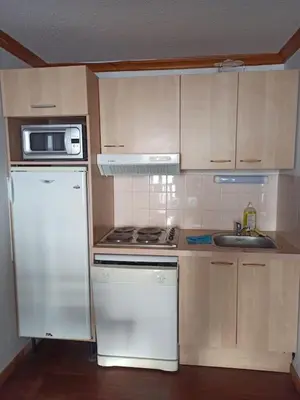 Cuisine ou kitchenette dans l'établissement Le 340 C super besse 2 nuits minimum