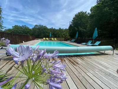 Piscine de l'établissement Gîte les chênes verts - Périgord noir proche grottes de Lascaux ou située à proximité
