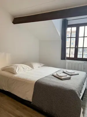 Un ou plusieurs lits dans un hébergement de l'établissement «Studio 2» rue Huchette - DABNB
