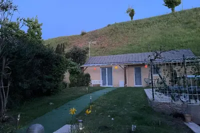 Vue générale sur la montagne ou vue sur la montagne depuis l'appartement