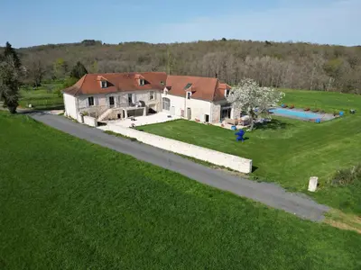 Paysage naturel près de la villa