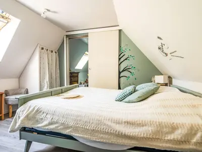 Un ou plusieurs lits dans un hébergement de l'établissement Holiday Home Roucan by Interhome