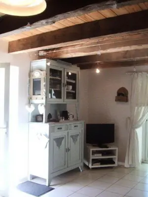 Cuisine ou kitchenette dans l'établissement Gîte de France Le fournil 3 épis - Gîte de France 2 personnes MAE-5564