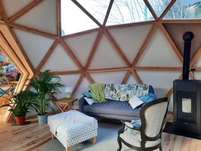Coin salon dans l'établissement O'Chambon