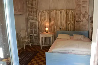 Un ou plusieurs lits dans un hébergement de l'établissement Maison de caractère à Saint-Nectaire le haut