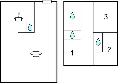 Plan de l'établissement 3 Bedroom Stunning Home In Saint Robert