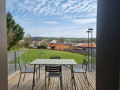 Balcon ou terrasse dans l'établissement APT T2 à 500M du centre ville