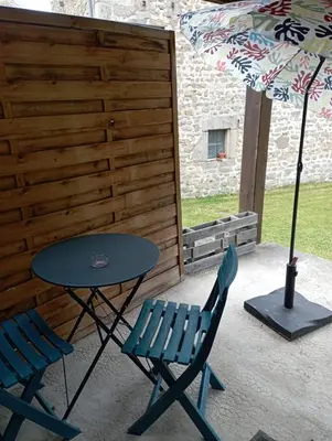 Terrasse ou espace extérieur de l'établissement Chambre atypique chez l'habitant