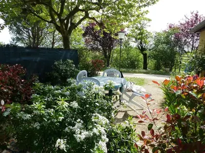Jardin de l'établissement Gîte Les Hauts de Curemonte