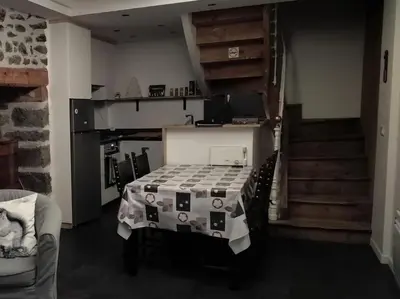 Un ou plusieurs lits dans un hébergement de l'établissement La Ramure, maison de village
