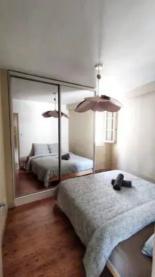 Un ou plusieurs lits dans un hébergement de l'établissement Appartement T2 hyper centre