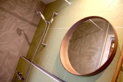 Salle de bains dans l'établissement Le Gîte Tranquille Sérénité