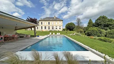 Piscine de l'établissement Domaine de juriol - la demeure ou située à proximité