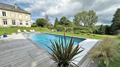 Piscine de l'établissement Domaine de juriol - la demeure ou située à proximité