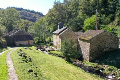 Paysage naturel près de la maison de vacances