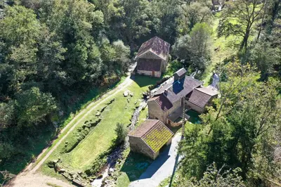 Paysage naturel près de la maison de vacances