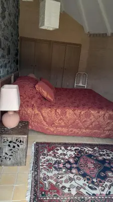 Un ou plusieurs lits dans un hébergement de l'établissement Gîte dans le Cantal dans la vallée de la Maronne