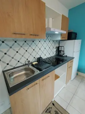 Cuisine ou kitchenette dans l'établissement appartement 2 Pièces