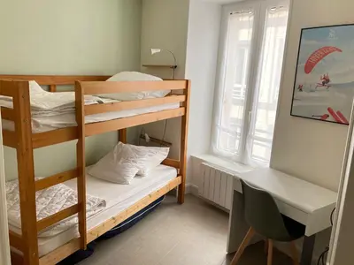 Un ou plusieurs lits dans un hébergement de l'établissement Les Chamois du Sancy