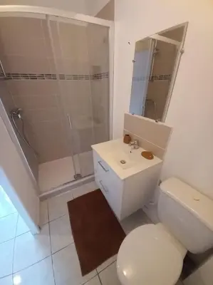 Salle de bains dans l'établissement App 2 pièces 2 lits