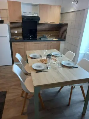 Cuisine ou kitchenette dans l'établissement App 2 pièces 2 lits