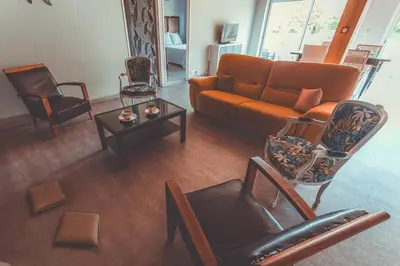 Coin salon dans l'établissement Domaine Serenity
