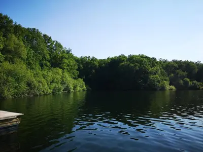 Paysage naturel près de le camping
