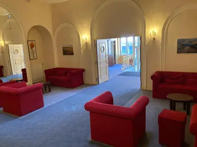 Coin salon dans l'établissement Appt lumineux, Thermes et Montagne