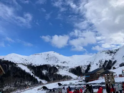 L'établissement Appt lumineux, Thermes et Montagne en hiver