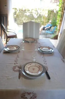 Plan de l'établissement La Sagnarde Loubressac Terrasse intime