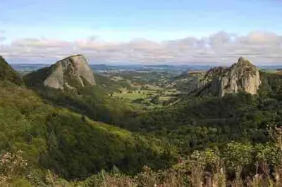 Paysage naturel près de la maison de vacances