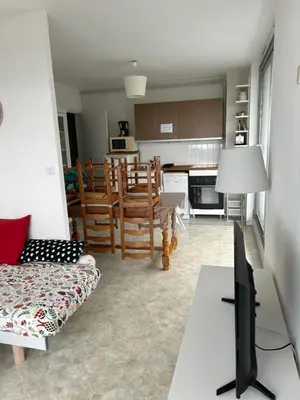 Cuisine ou kitchenette dans l'établissement Appartement Super Besse