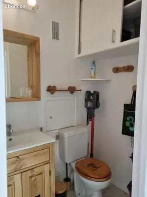 Salle de bains dans l'établissement Studio centre Super-Besse